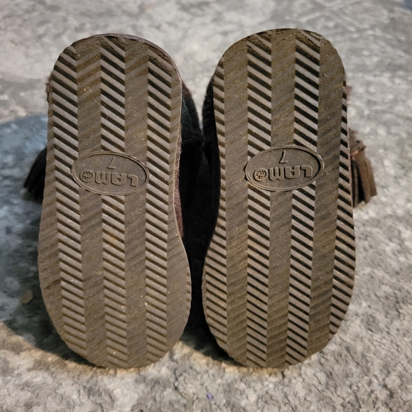 Lamo Apres Chocolate Tassel Kids Boot Size 7 - Picture 8 of 11